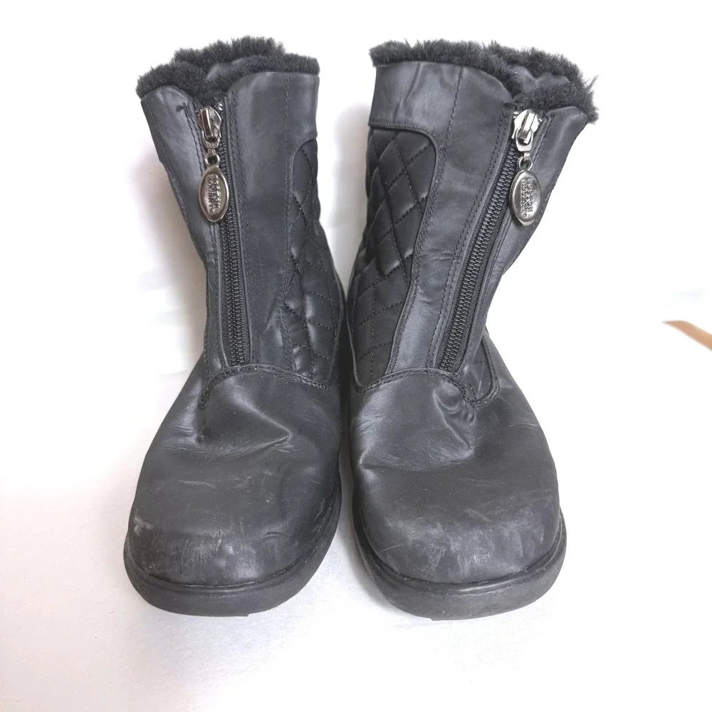 Boston Accent Women's 8M Black Waterproof Ankle‎ Boots  Lined Winter